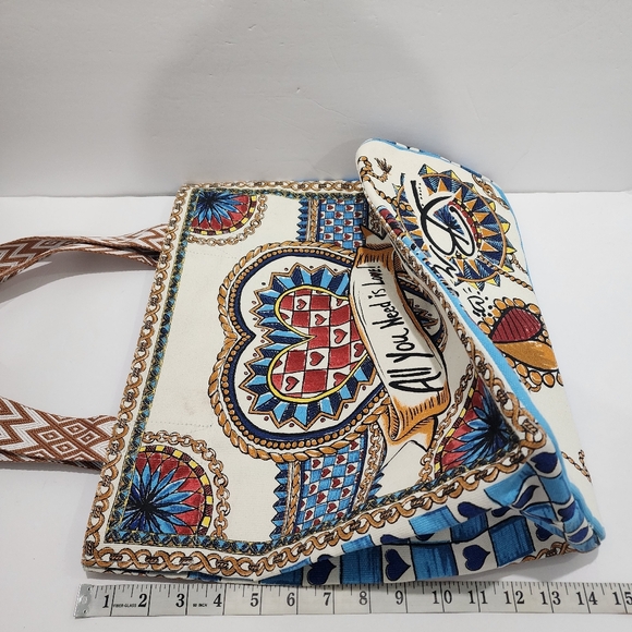 Brighton Believe In Love Mosaic Tote - Picture 9 of 11